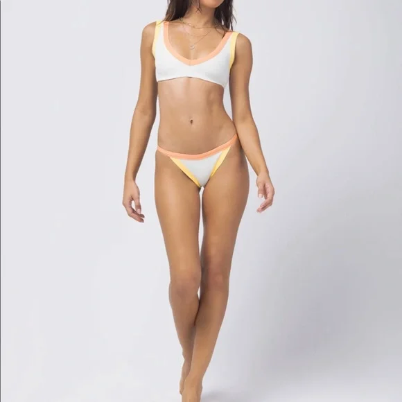NWOT L*Space Vacay Ribbed Bikini Bottoms - Picture 5 of 13